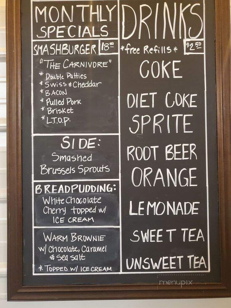 Trax BBQ - McCordsville, IN menu_pic