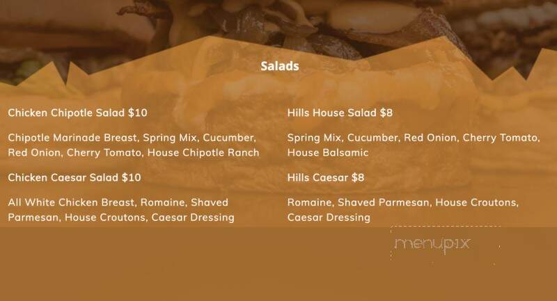 Hills Kitchen - Rancho Cucamonga, CA menu_pic