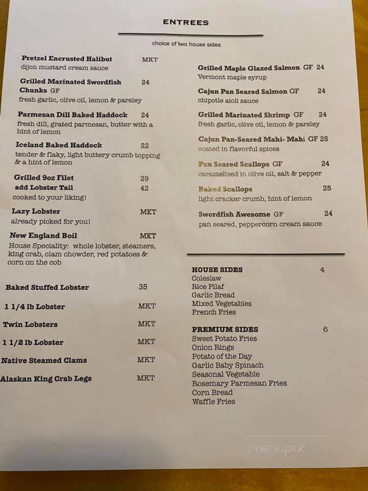 The Angler - Westminster, MA menu_pic