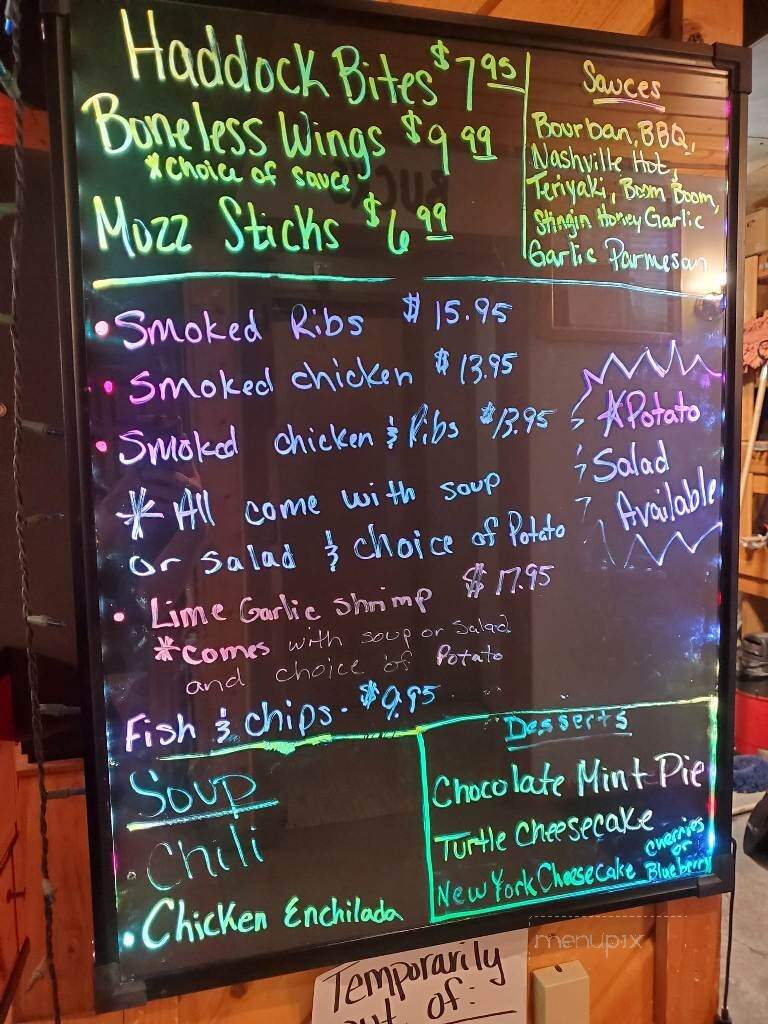 Hub's Riverbend - Trego, WI menu_pic