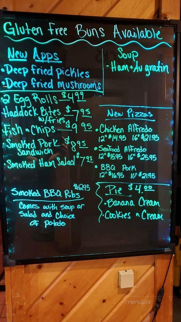 Hub's Riverbend - Trego, WI menu_pic