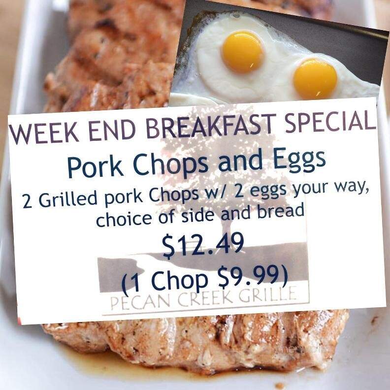 Pecan Creek Grille - Houston, TX menu_pic