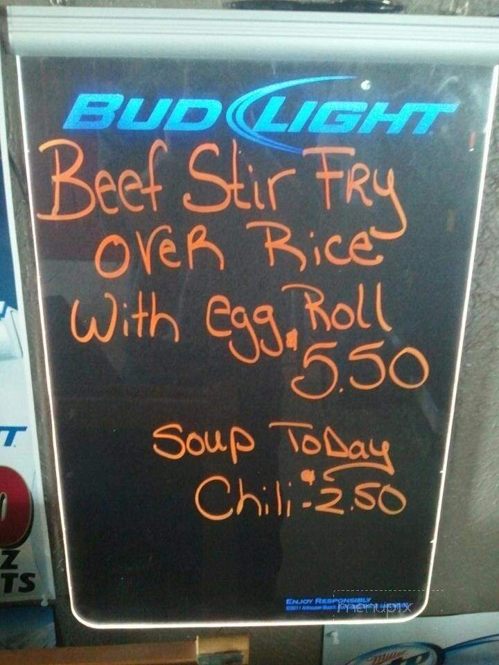 The Real McCoy's Bar Restaurant - Davis, IL menu_pic