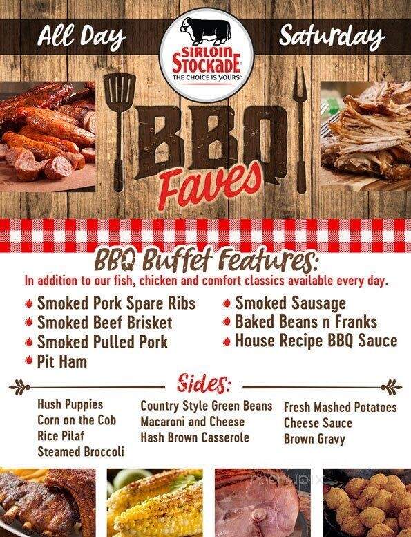 Sirloin Stockade Steakhouse - Corsicana, TX menu_pic