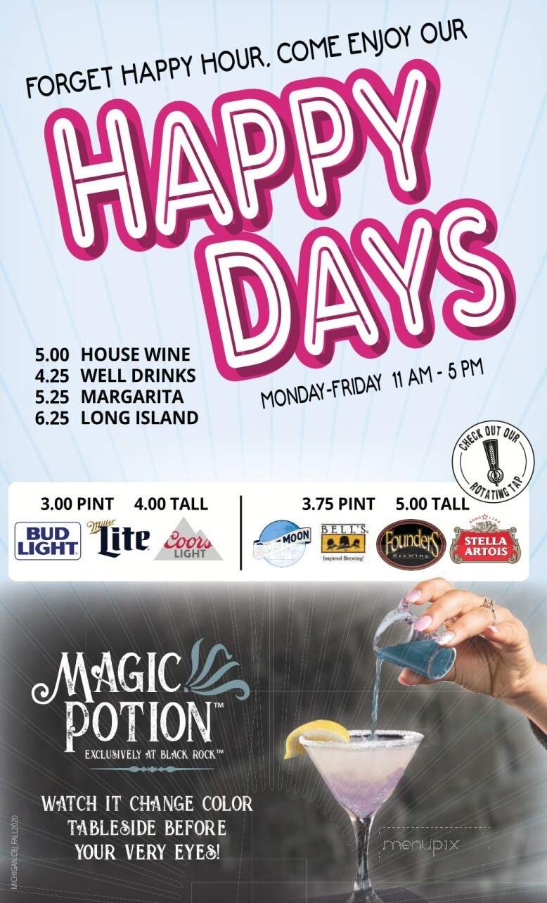 Black Rock Bar & Grill - Novi, MI menu_pic