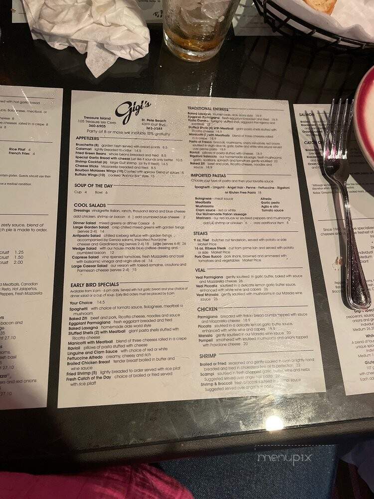 Gigi's Italian Restaurant - St Pete Beach, FL