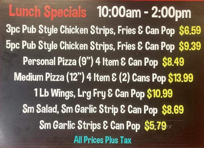 Wayne's Pizza & subs - Chatham-Kent, ON menu_pic