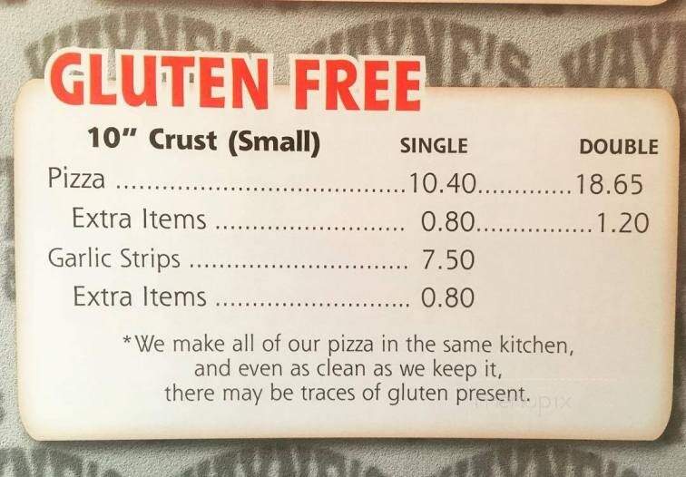 Wayne's Pizza & subs - Chatham-Kent, ON menu_pic