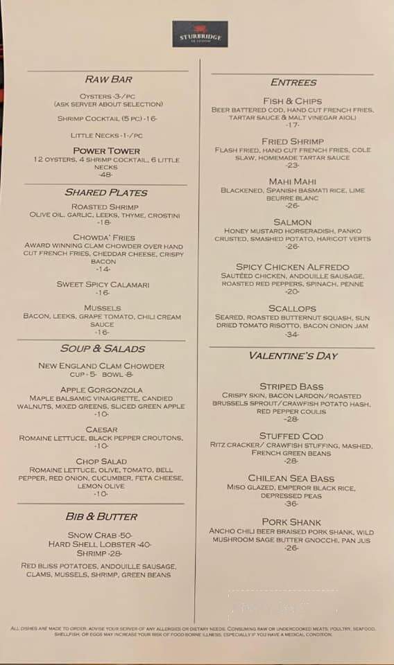 Sturbridge Seafood - Sturbridge, MA