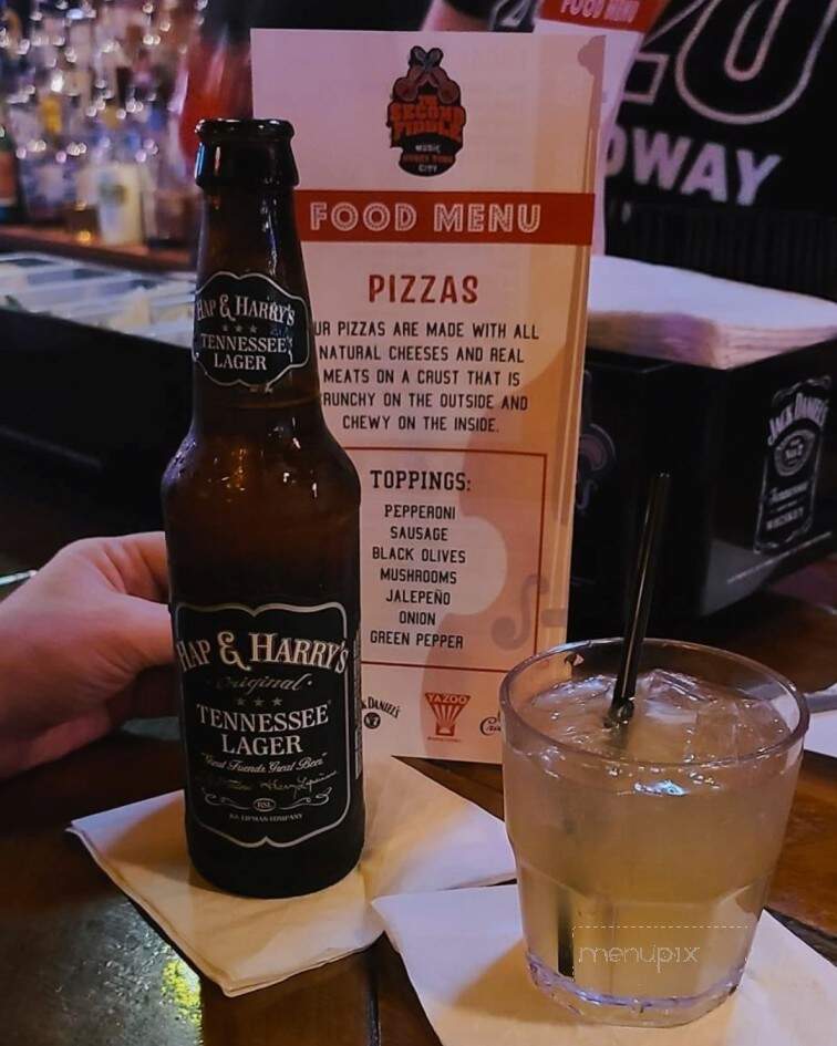 Second Fiddle - Nashville, TN menu_pic