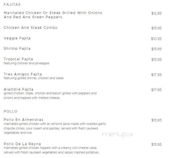Salsa's Bar and Grill - Evans, GA menu_pic