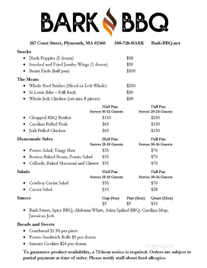 Bark-BBQ - Plymouth, MA menu_pic