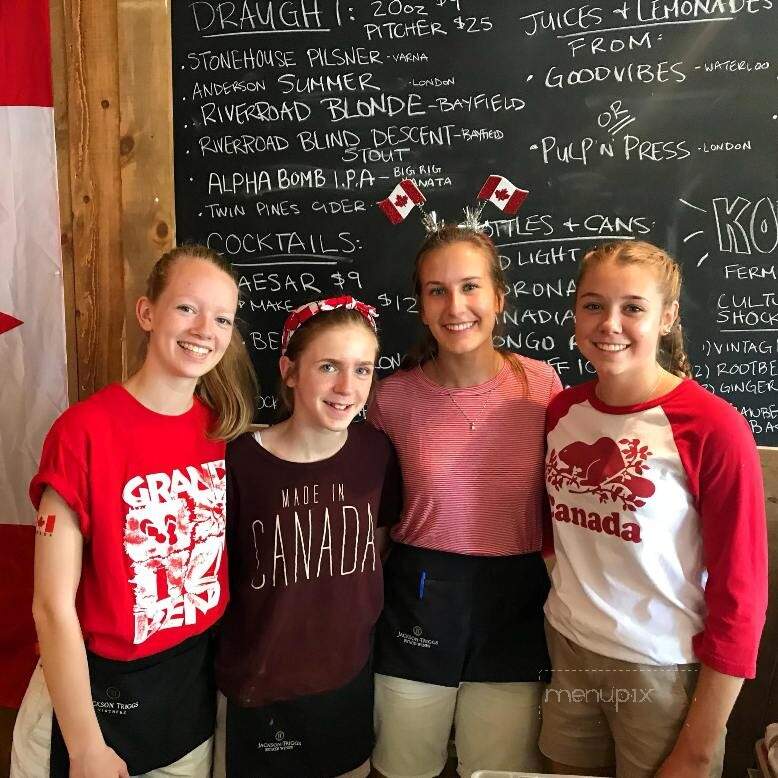 Aunt Gussie's - Grand Bend, ON menu_pic