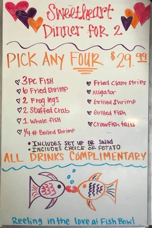 Fish Bowl - Ashdown, AR menu_pic