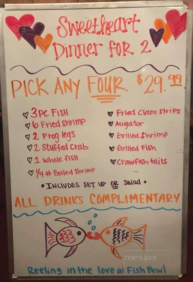 Fish Bowl - Ashdown, AR menu_pic