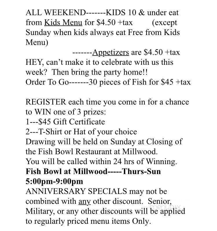 Fish Bowl - Ashdown, AR menu_pic