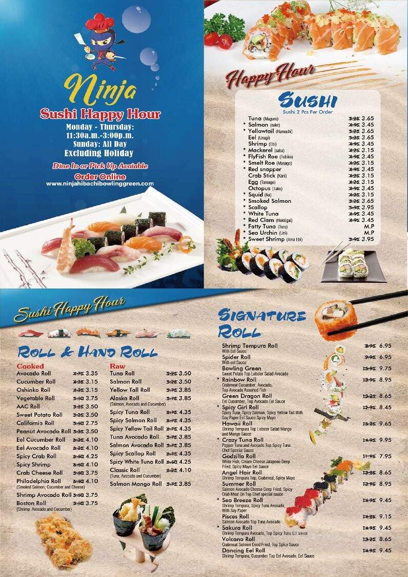 Ninja Hibachi Sushi Steak House - Bowling Green, OH