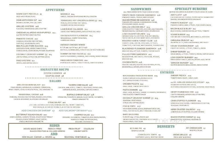 LagerHead Tavern - Hilton Head Island, SC menu_pic