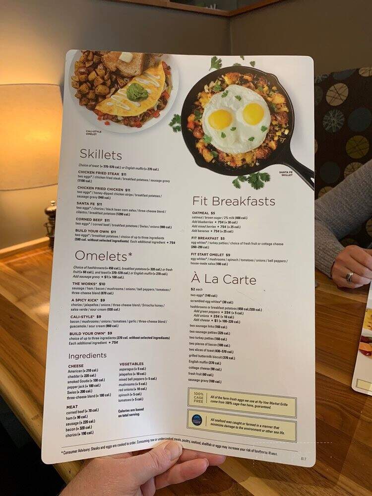 Hy-Vee Market Grille - Brooklyn Park, MN menu_pic