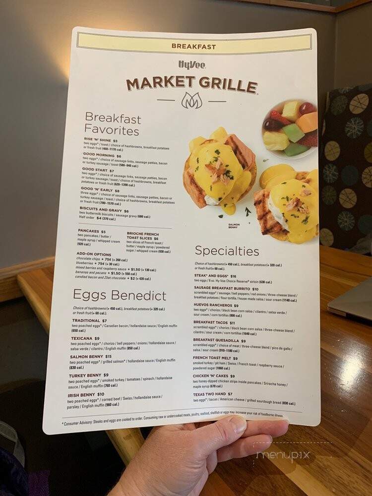 Hy-Vee Market Grille - Brooklyn Park, MN menu_pic