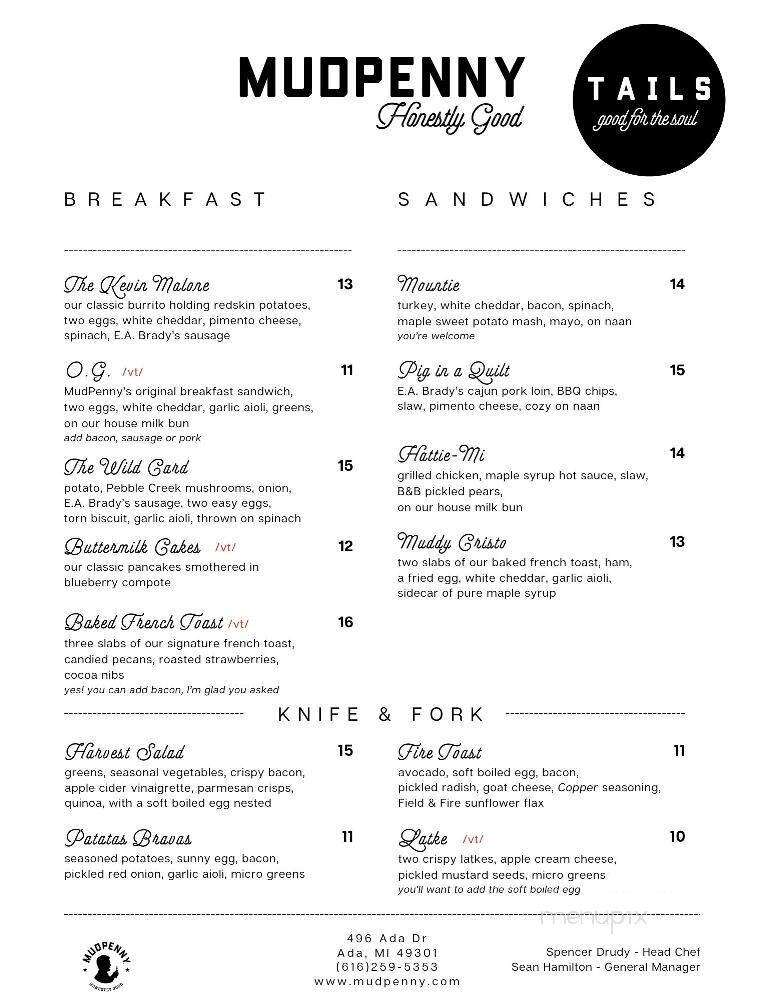 MudPenny - Ada, MI menu_pic