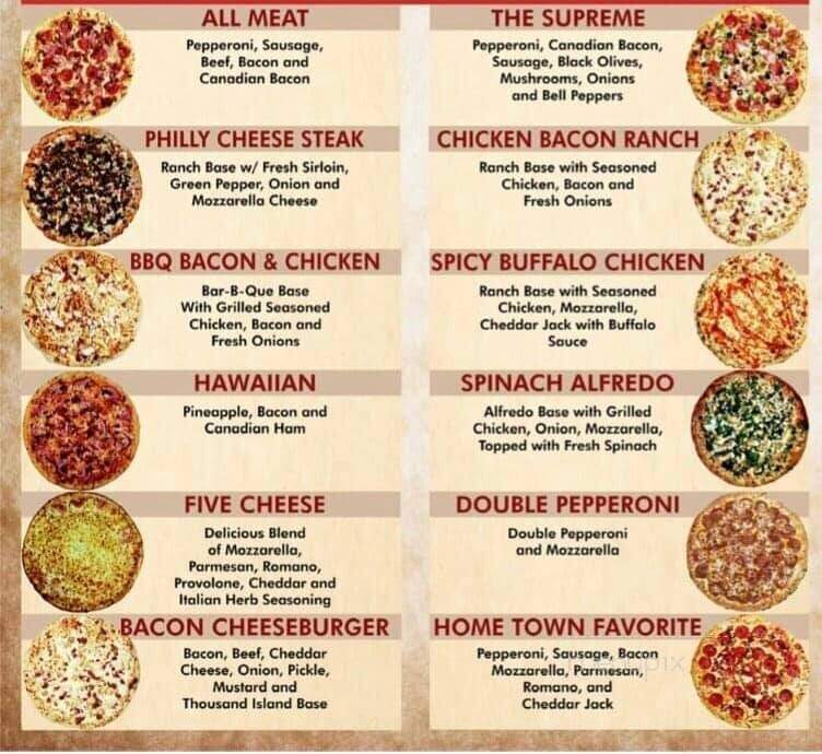 Hometown Pizza - Amory, MS menu_pic