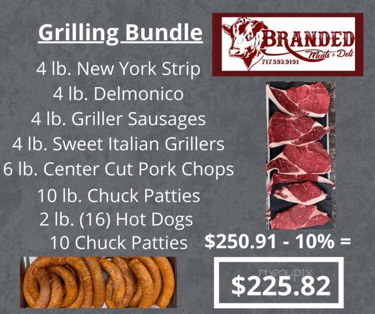 Branded Meats and Deli - Greencastle, PA menu_pic