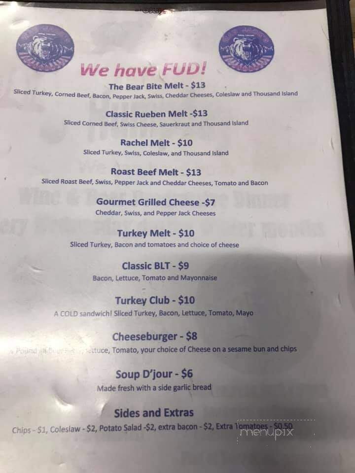 Mad Jacks Mountain Brewery - Bailey, CO menu_pic