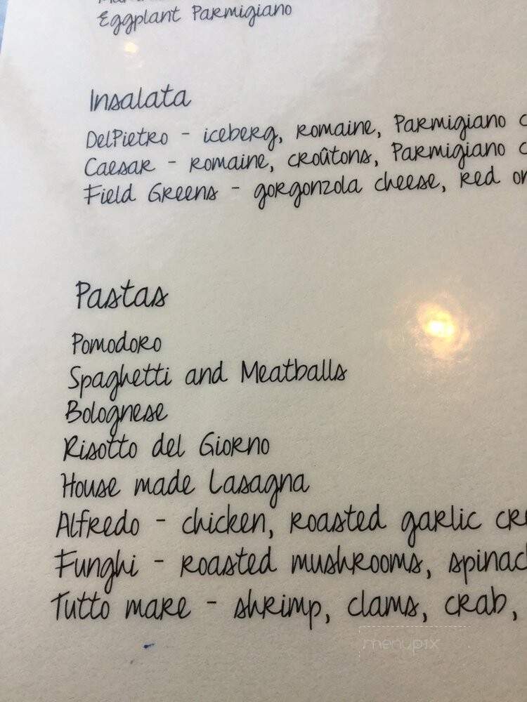 Babbo's Spaghetteria - Chesterfield, MO menu_pic