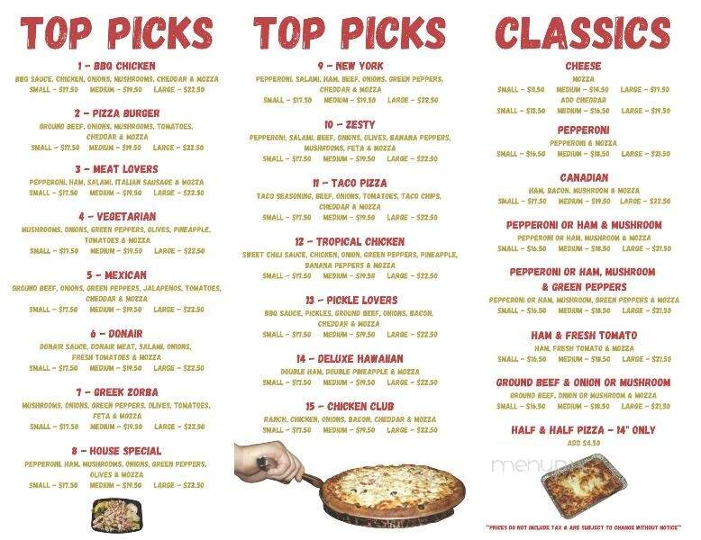 Top Choice Pizza - Vernon, BC