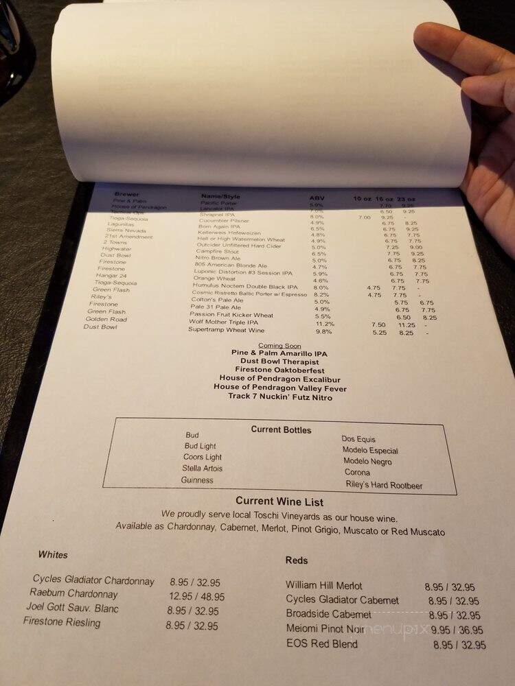 Colton's Social House - Clovis, CA menu_pic