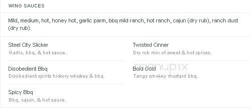 Steel City Samiches - Indiana, PA menu_pic
