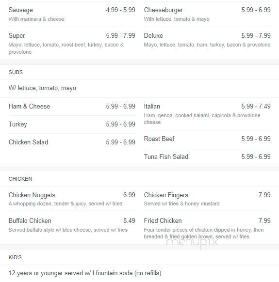 Caesar's Pizza Palace Restaurant - Princess Anne, MD menu_pic