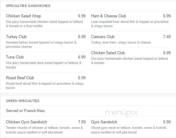 Caesar's Pizza Palace Restaurant - Princess Anne, MD menu_pic