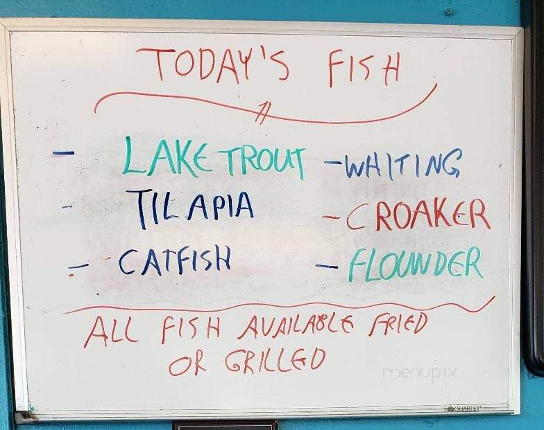 Stuart's Fresh Catch - Richmond, VA menu_pic