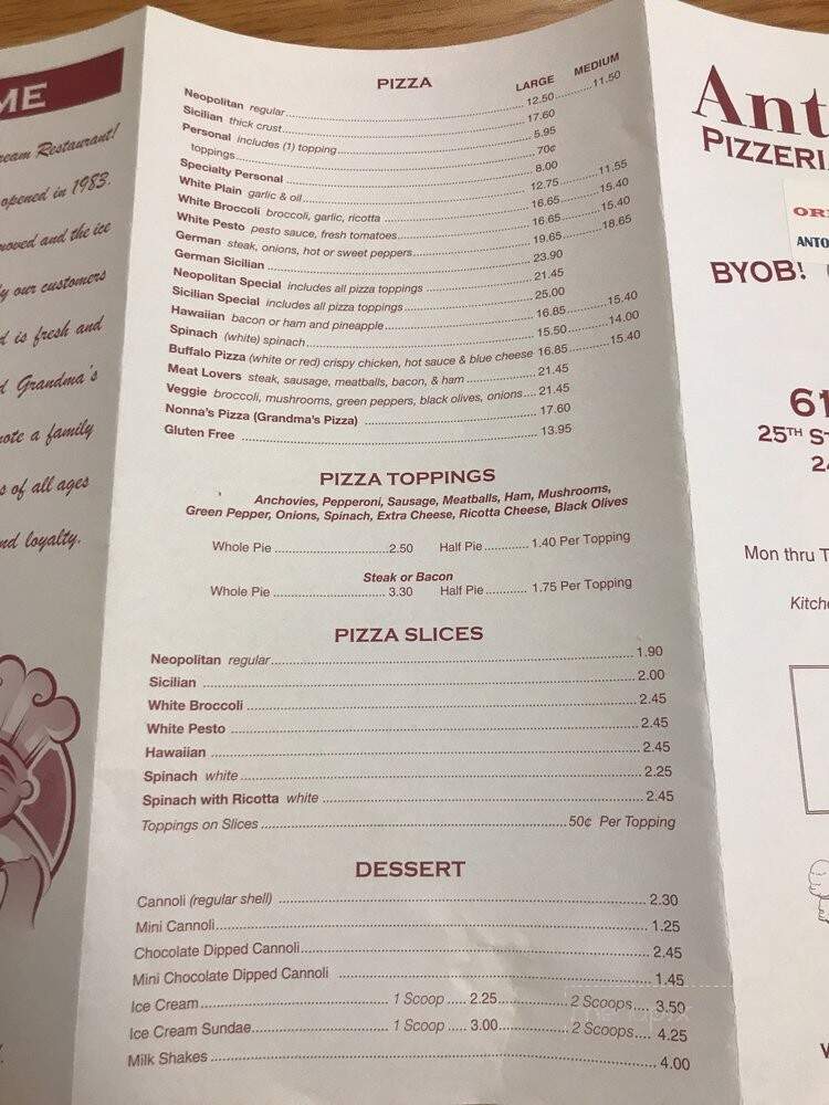 Antonio's Deli & Pizzeria - Easton, PA