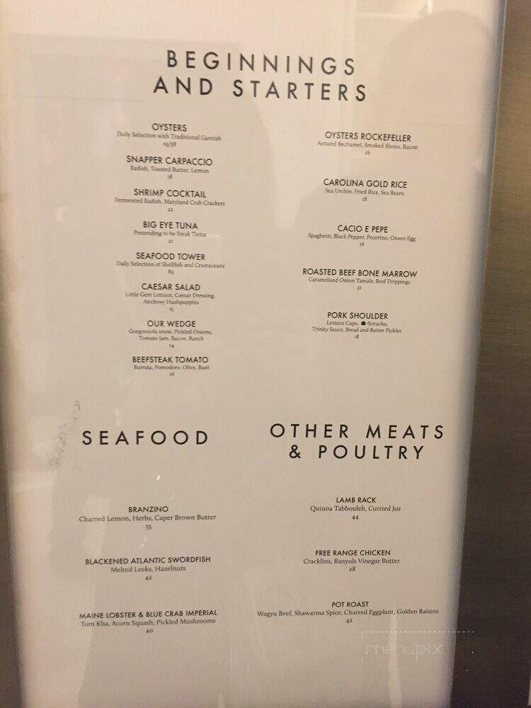 Voltaggio Brothers Steakhouse - National Harbor, MD menu_pic