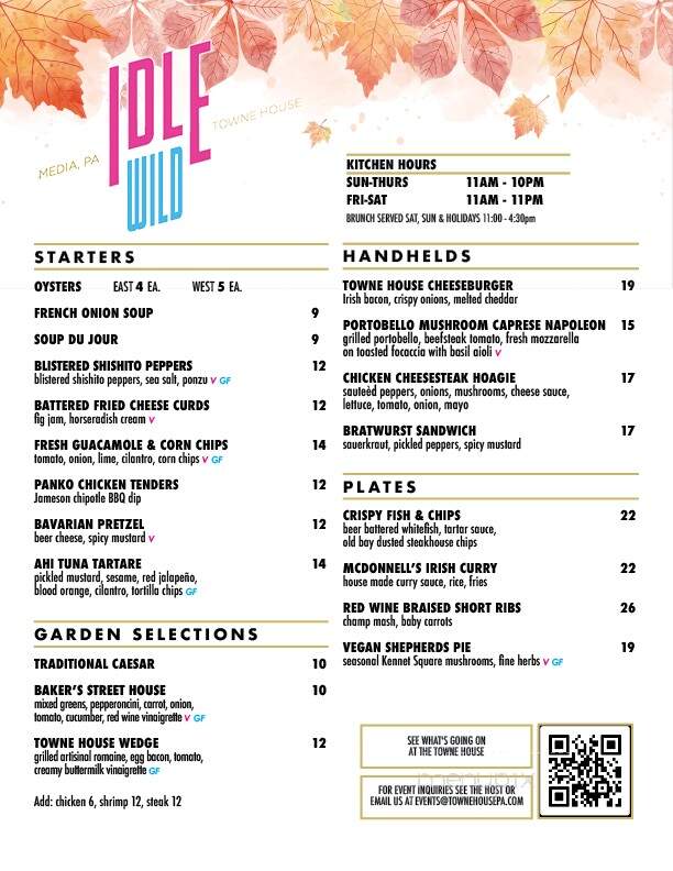 Towne House Restaurant - Media, PA menu_pic