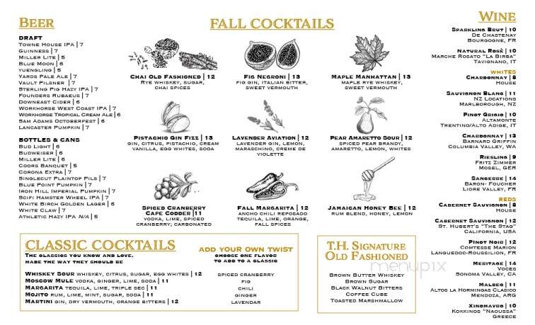 Towne House Restaurant - Media, PA menu_pic