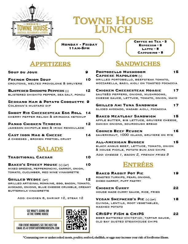 Towne House Restaurant - Media, PA menu_pic