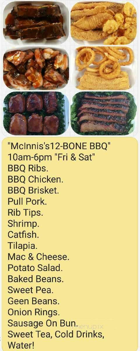 McInnis's 12 Bone BBQ Takeout - Gulfport, MS
