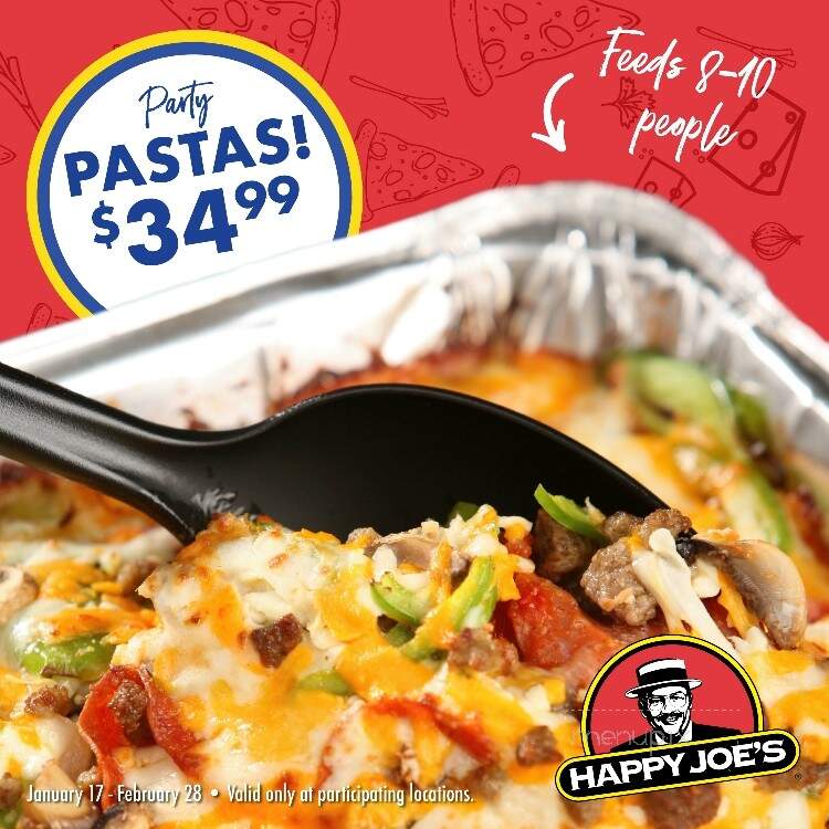 Happy Joe's Pizza & Ice Cream - Muscatine, IA menu_pic