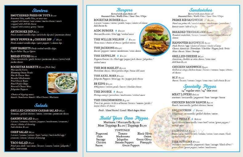 The Venue - Angola, IN menu_pic