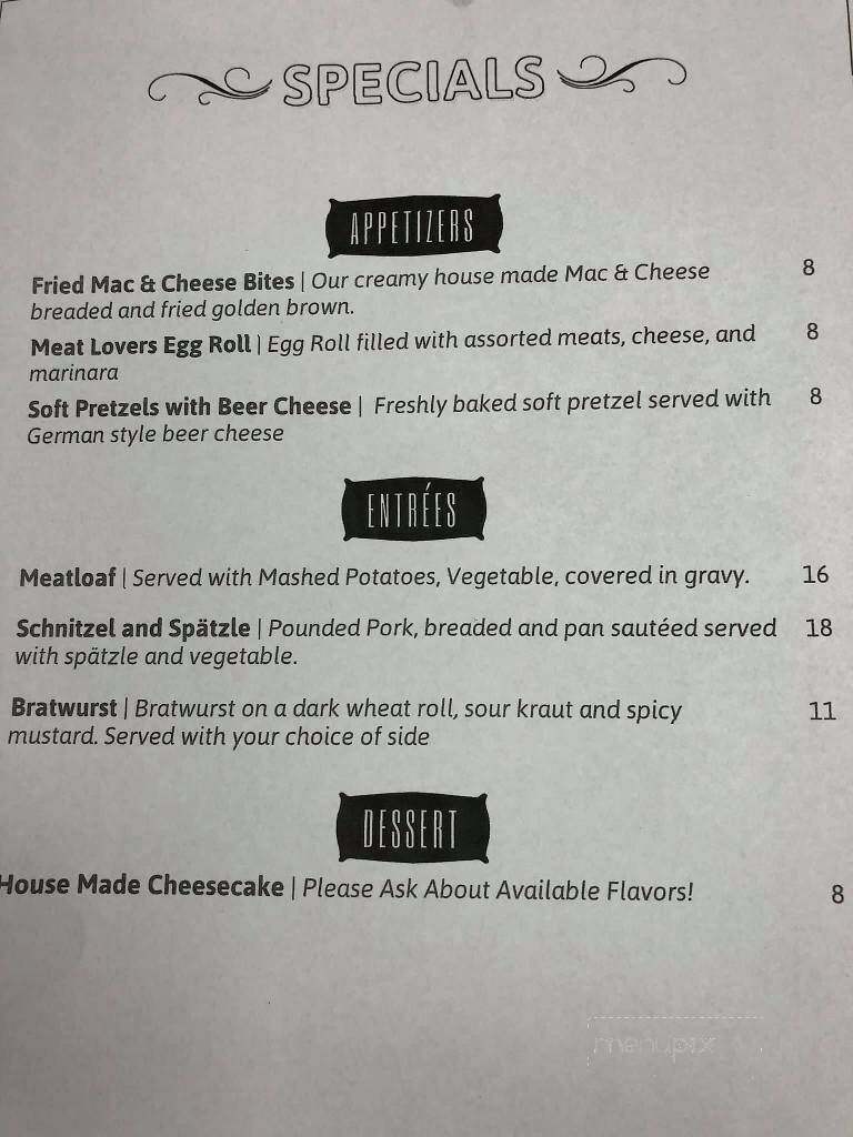 Quincy's Uptown Bar and Grill - Damascus, MD menu_pic