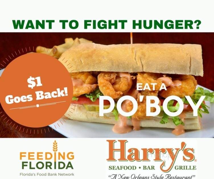 Harry's Seafood Bar & Grille - Ocala, FL menu_pic