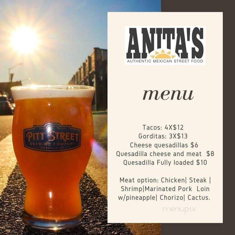 Pitt Street Brewing Company - Greenville, NC menu_pic