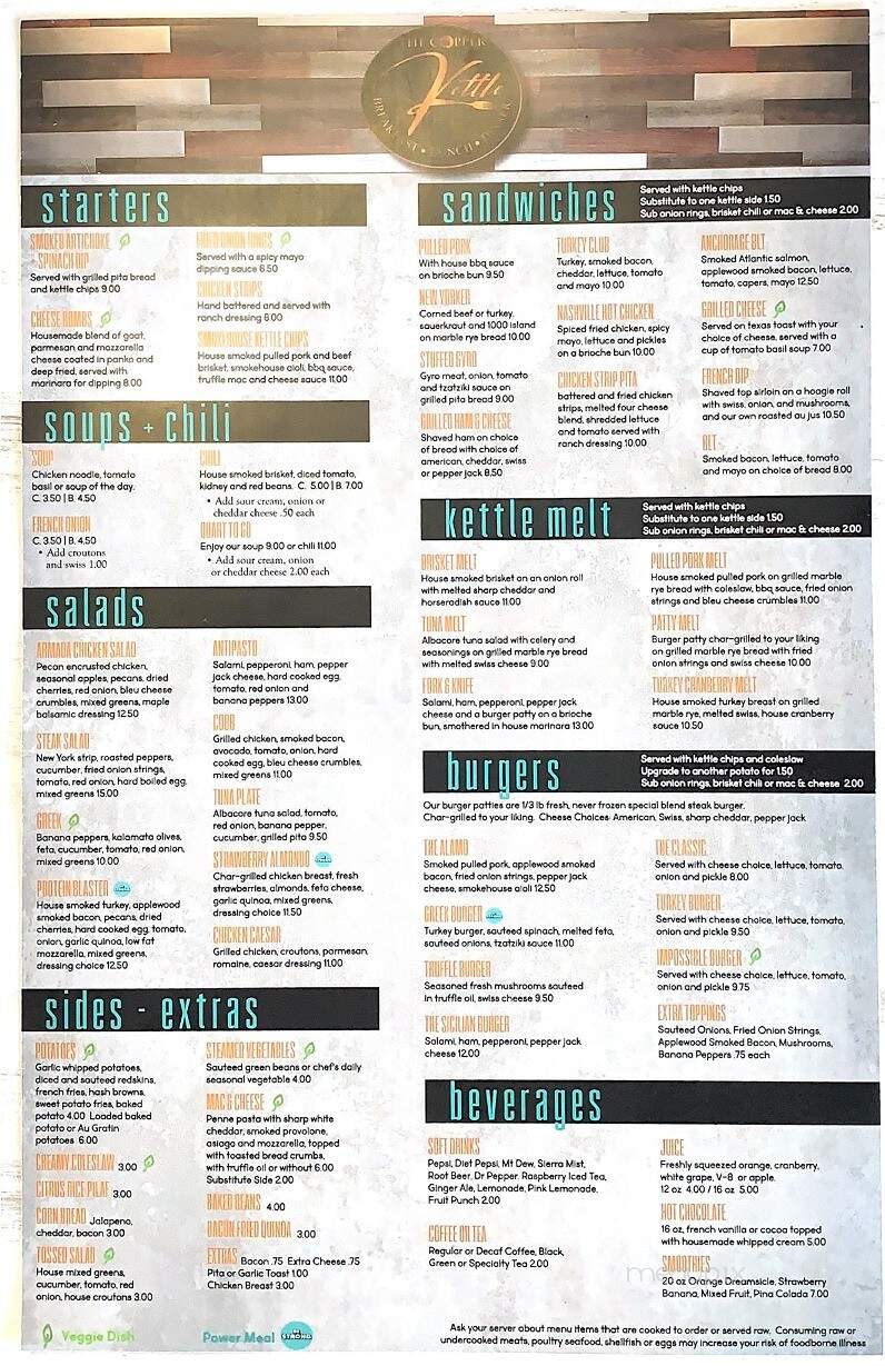 The Copper Kettle Restaurant - Clinton Township, MI menu_pic