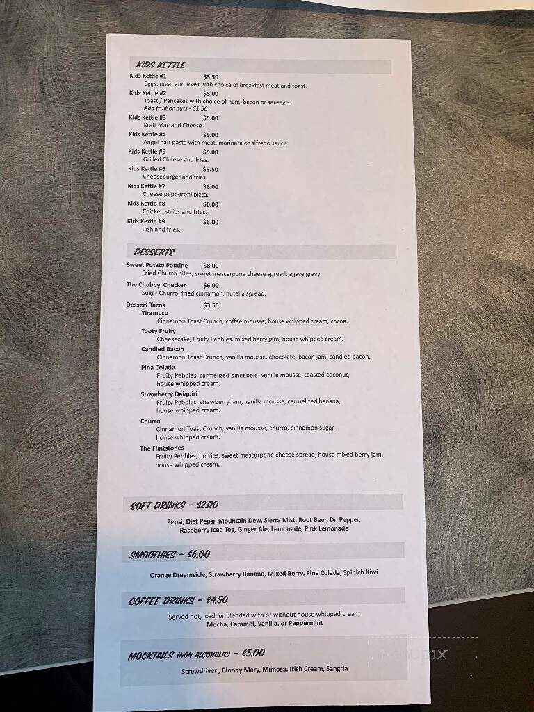 The Copper Kettle Restaurant - Clinton Township, MI menu_pic