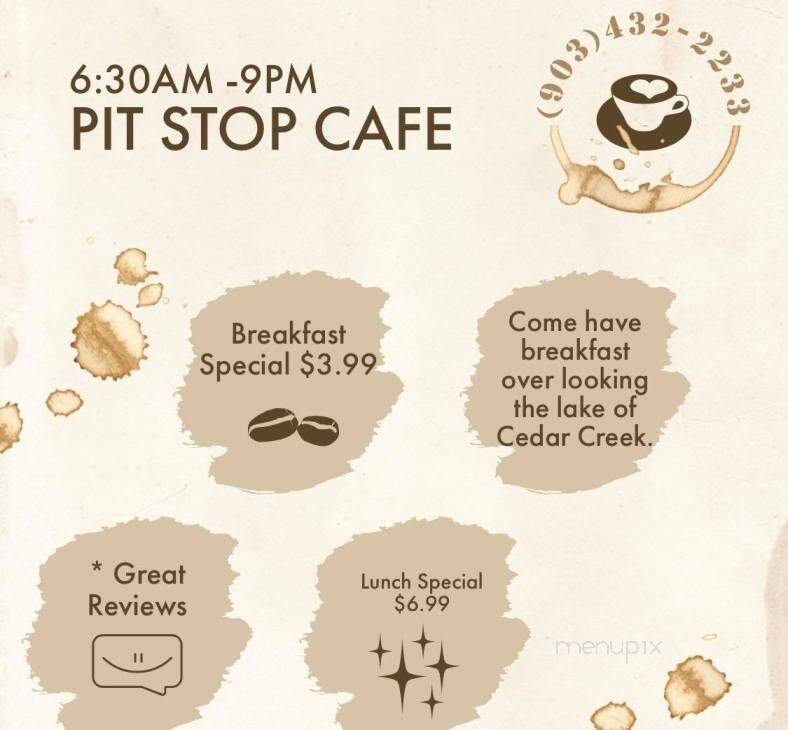 Pit Stop Cafe - Seven Points, TX