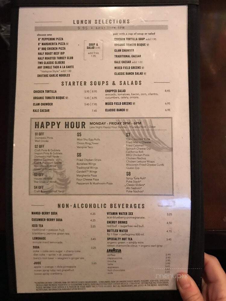 Yard House - Meridian, ID menu_pic